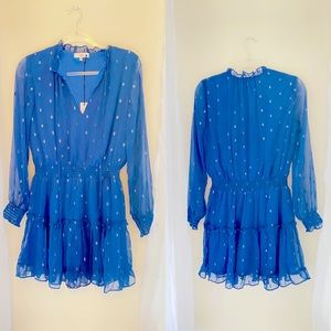 Nordstrom Blue NSR new with tags mini dress size M